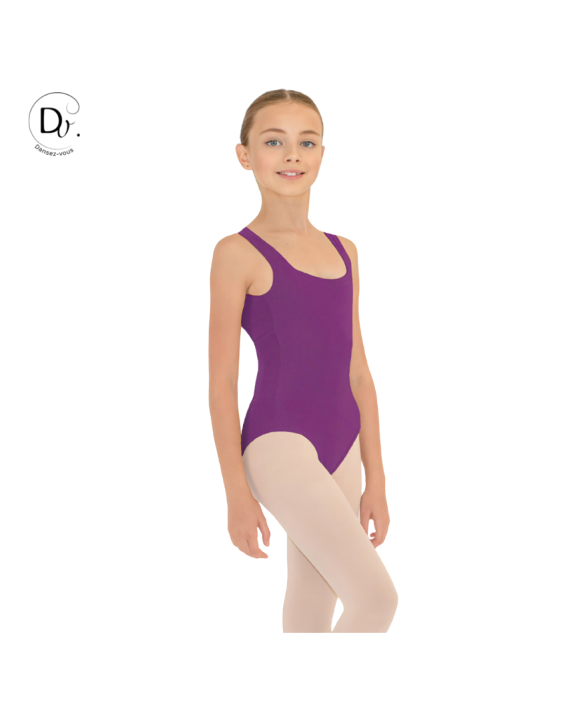Justaucorps de danse classique LARA Dansez-Vous - Coloris Aubergine