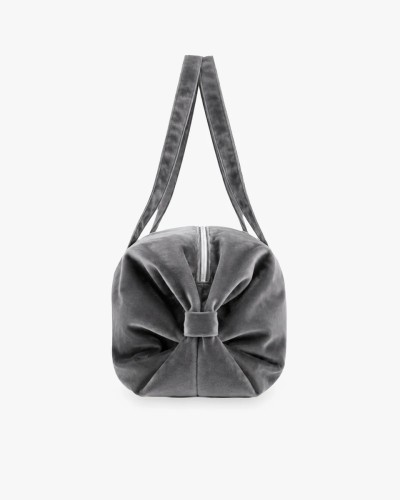 Sac Polochon Repetto Gris Graphite en Velours