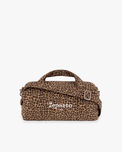Sac Polochon Repetto Léopard avec Bandoulière