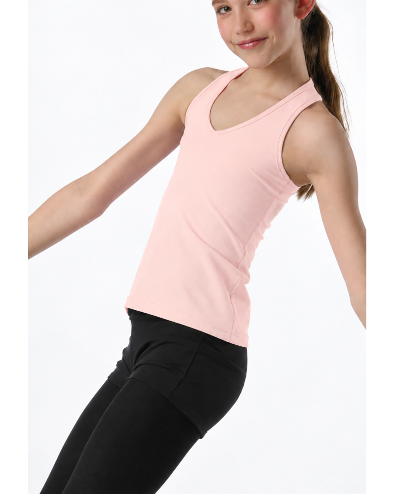 Top Zoé rose poudré