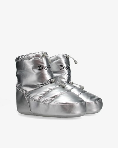 Boots d’échauffement argentées – Repetto