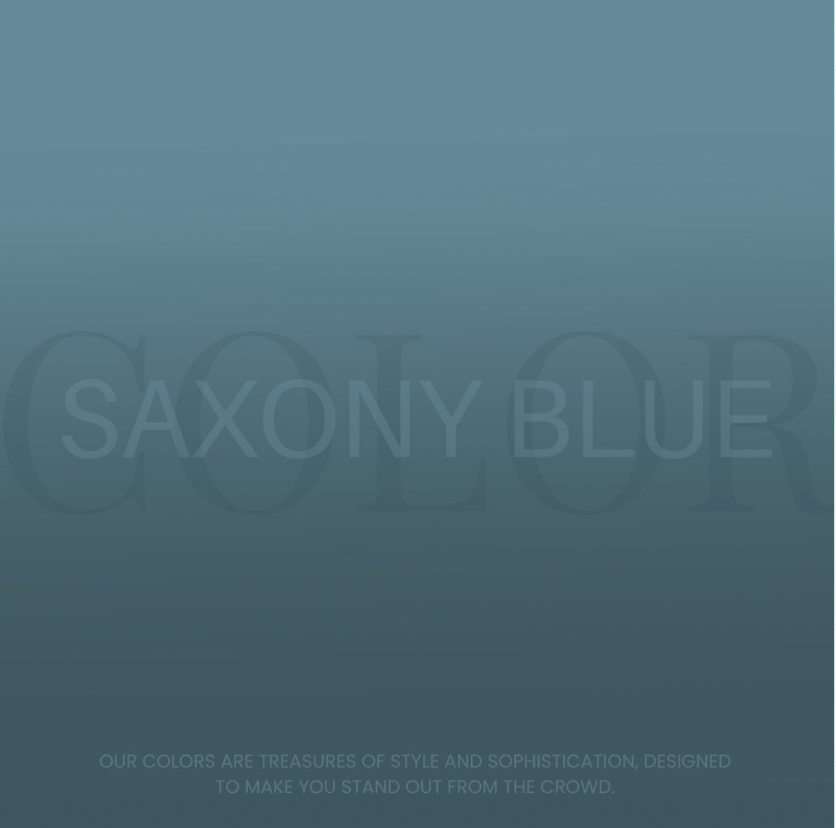 SAXONY BLUE